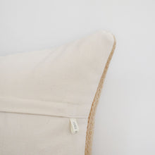 Scatter Cushion - Jute & Charcoal