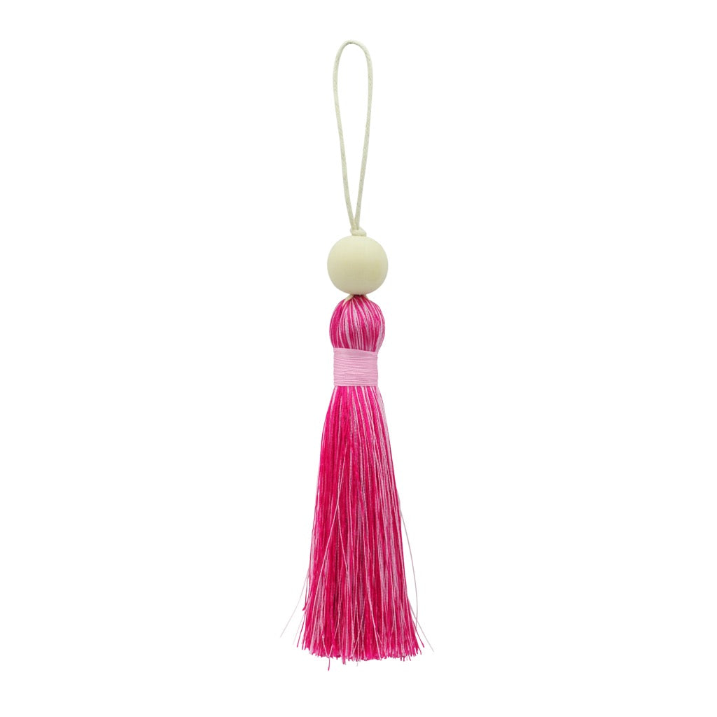 Multicoloured Tassel XL - Pinks – Mia Mélange