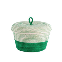 Lidded Bowl Basket Greenery Mia Melange