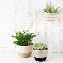 Planter Basket - Stitched Striped