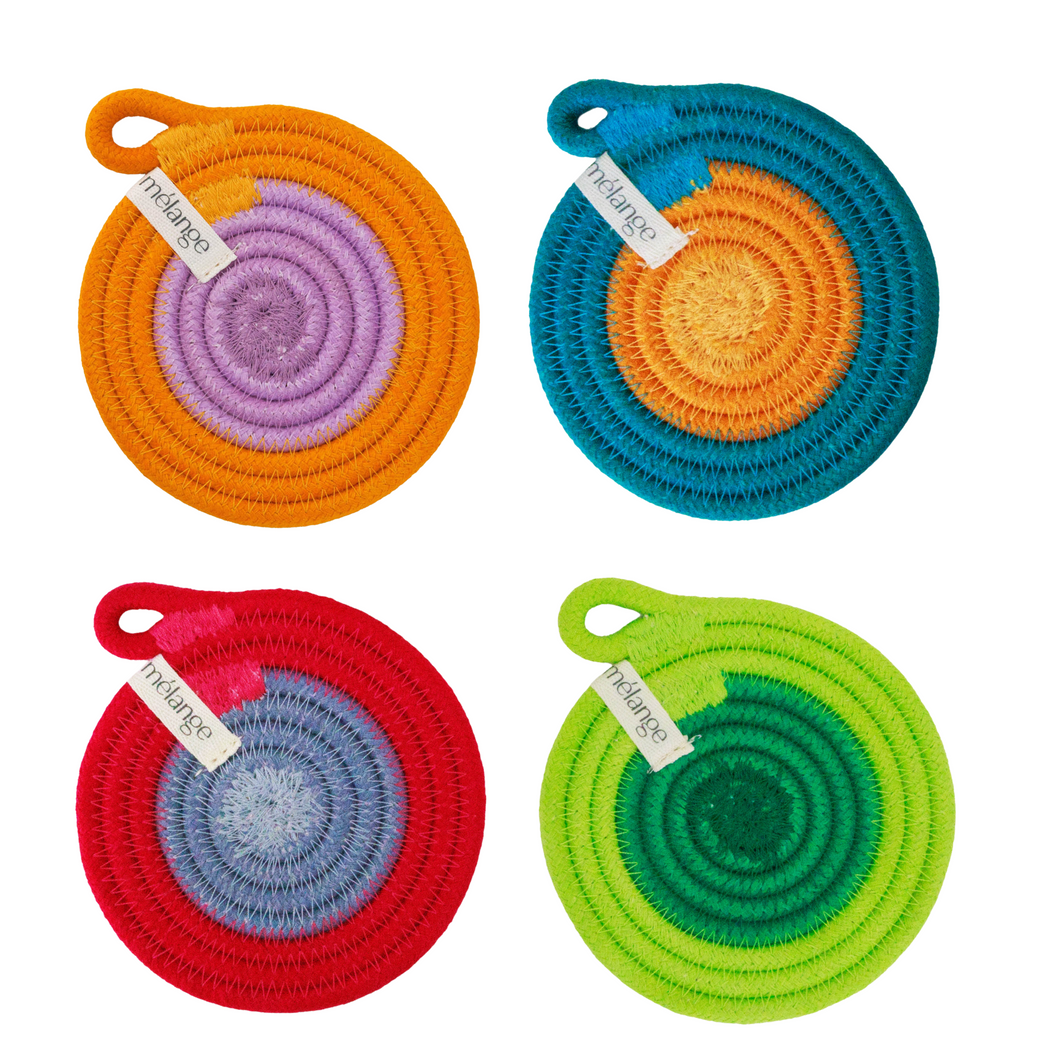 Coasters (set of 4) - Tropical Jungle