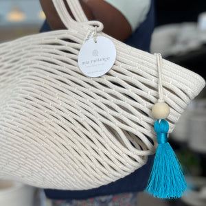 Net Bag XL - Ivory (with zip) - SALE
