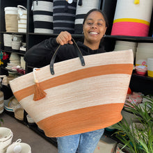 Leather Handle Weekend Bag XL - Nutmeg - SALE