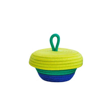 Petite Lidded Basket - Tropical