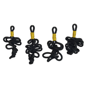 Christmas Decorations - Black & Gold Squiggles