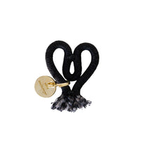 Heart Keyring - Black