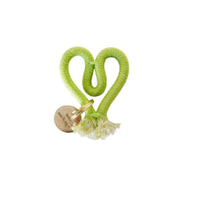 Heart Keyring - Pistachio