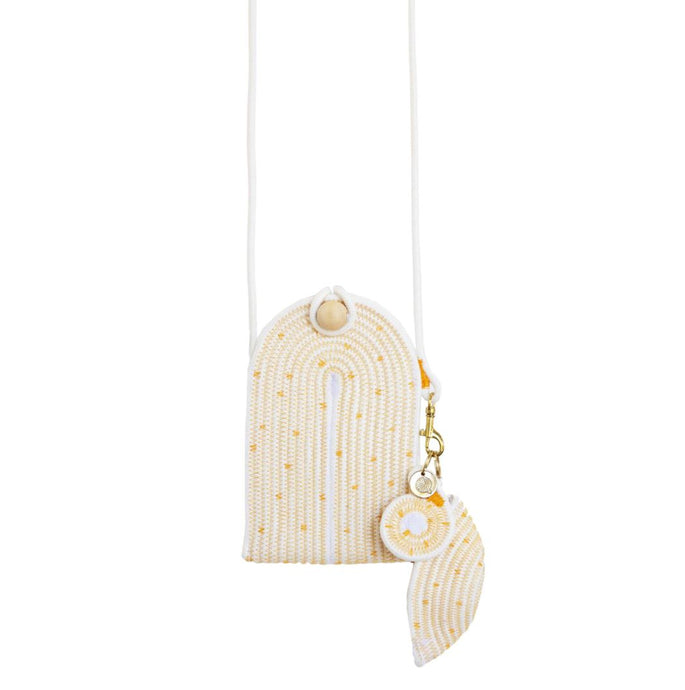 Phone Pouch Set - Stitched Mustard Polka Dots Re-rope™