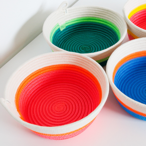 Bowl - Flamingo Pink & Neon Orange