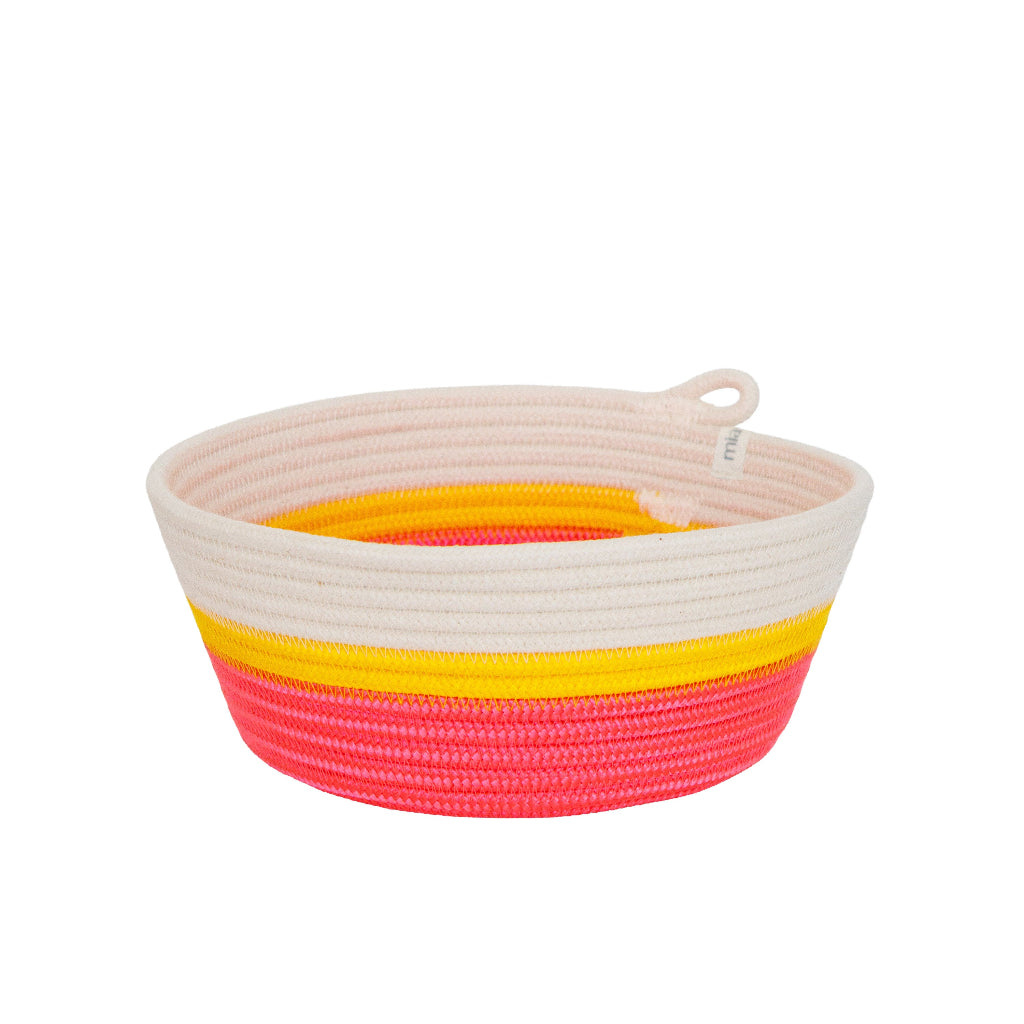 Bowl - Flamingo Pink & Yellow