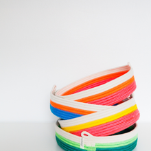 Table Basket - Ocean Blue & Neon Orange