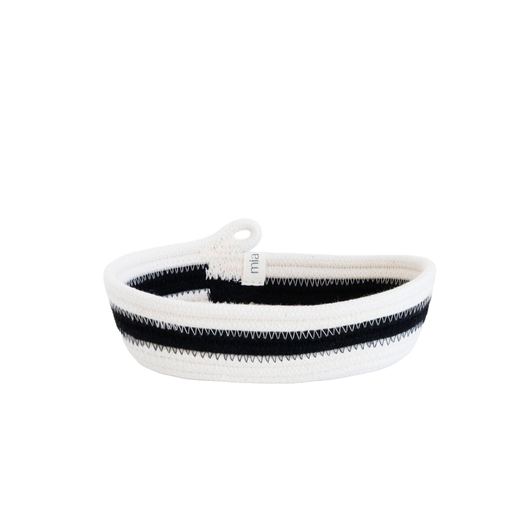 Petite Oval Basket - Monochrome