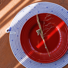 Placemat  - Stitched Polka Dot