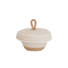 Petite Lidded Basket - Sahara