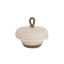 Petite Lidded Basket - Sahara