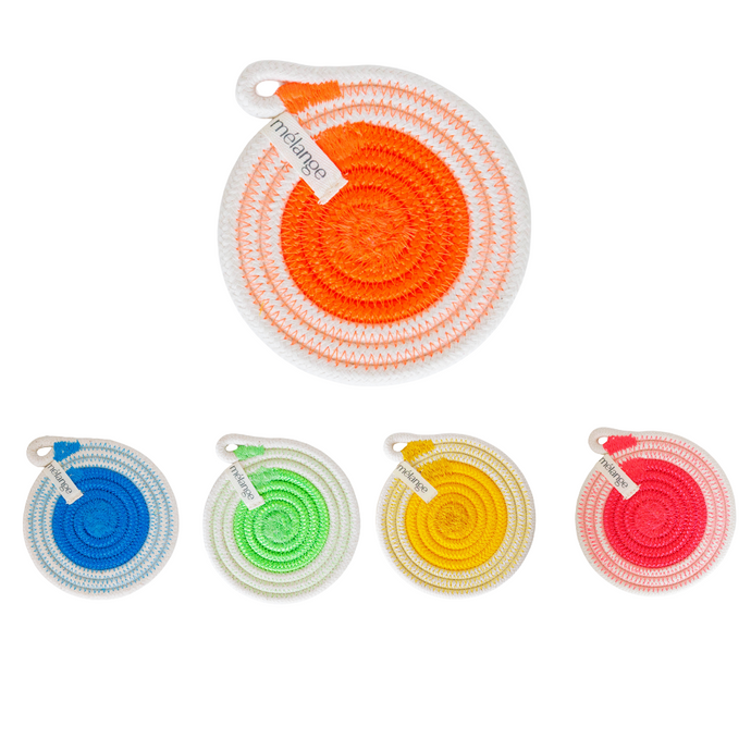 Coasters (set of 4) - Neon