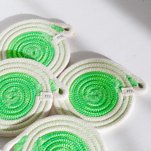 Coasters (set of 4) - Neon