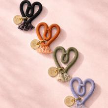 Heart Keyring - Black