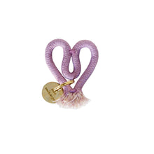 Heart Keyring - Berry Purple