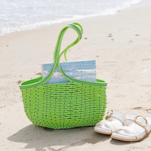 Net Bag - Pistachio & Blue