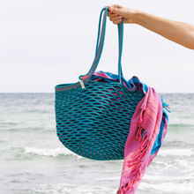 Net Bag - Teal & Pink