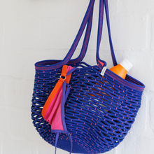 Net Bag - Royal Blue & Pink