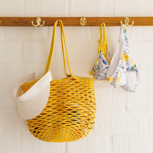 Net Bag - Yellow & Blue