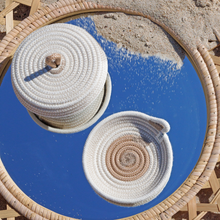 Petite Lidded Basket - Sahara