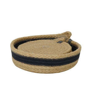 Home Office Set - Jute & Charcoal