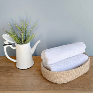 Voucher & Jute Oval Basket