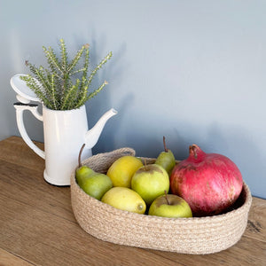 Voucher & Jute Oval Basket