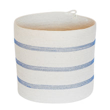 Cylinder Basket - Stitched Striped