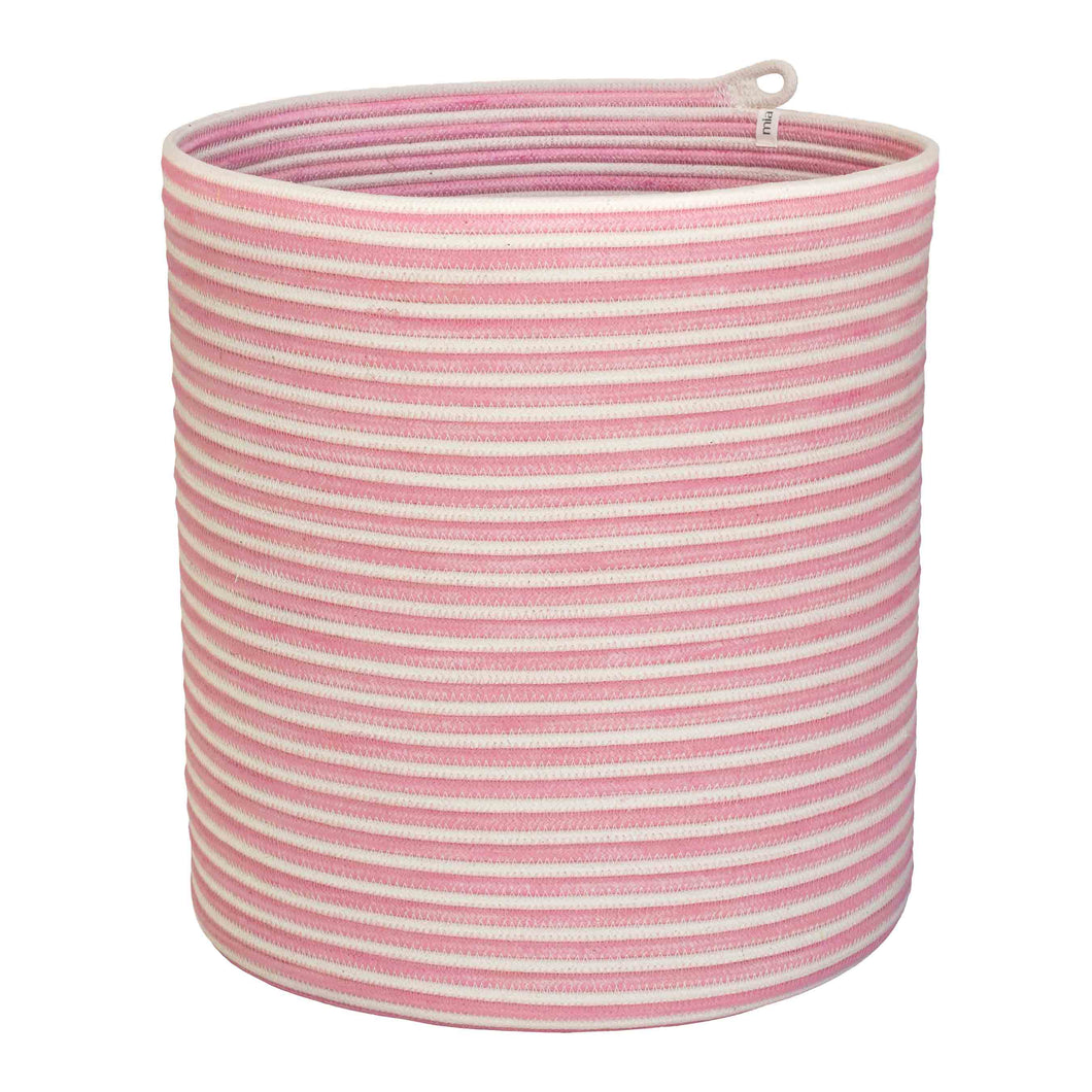 Cylinder Basket XLT - Strawberry Pink Swirl