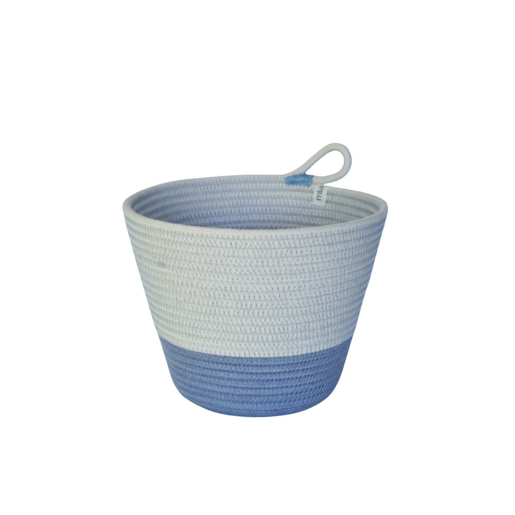 Planter Basket - Blue-Grey