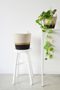 Planter Basket - Jute & Charcoal