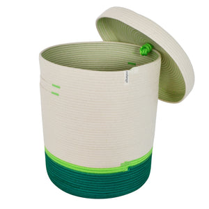 Lidded Cylinder Basket - Celebrate Spring & Summer