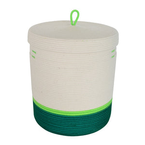 Lidded Cylinder Basket - Celebrate Spring & Summer