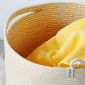 Handle Cylinder Basket - Celebrate Spring & Summer