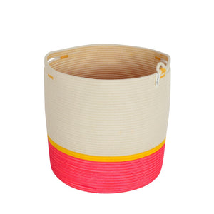 Handle Cylinder Basket - Celebrate Spring & Summer