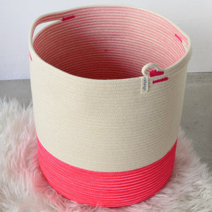 Handle Cylinder Basket - Celebrate Spring & Summer