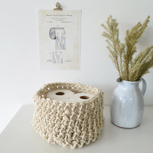 Loadshedding Storage Basket - Ivory