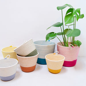 Planter Basket - Mustard