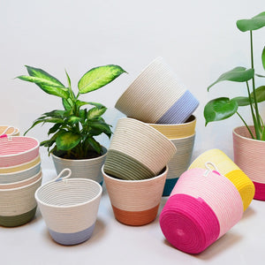 Planter Basket - Mustard