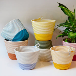 Planter Basket - Mustard