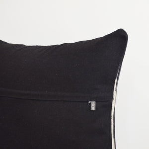 Scatter Cushion - Black Ikat