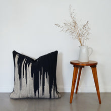 Scatter Cushion - Black Ikat