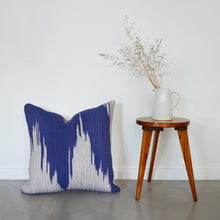 Scatter Cushion - Blue Ikat