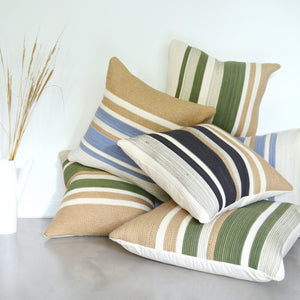 Scatter Cushion - Jute & Charcoal