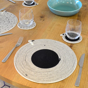 Placemats & Coasters (set of 4 each) - Liquorice